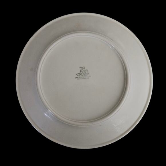 Shenango China Green Band Dinner Plate Vintage Restaurant Ware USA - Picture 3 of 4